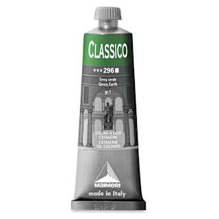Maimeri Classico Oil Color - Green Earth, 60 ml tube