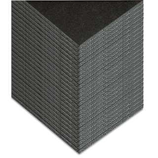 Blackcore Foam Board Pack - 32" x 40" x 3/16", Black, Pkg of 25