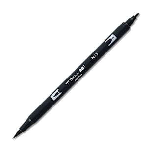 Tombow Dual Brush Pen - Black
