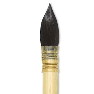 Da Vinci Petit Gris Pur Blue Squirrel Brush - Quill, Short Handle, Size 10