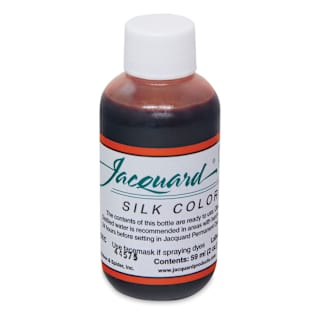 Jacquard Silk Dye - Poppy Red, 2 oz bottle