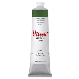 Utrecht Artists' Oil Paint - Green Earth Hue, 150 ml tube