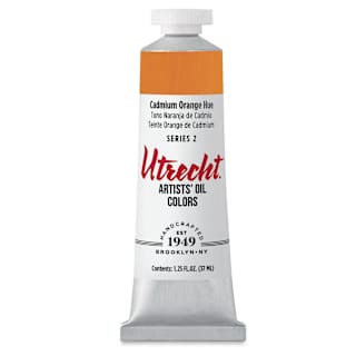 Utrecht Artists' Oil Paint - Cadmium Orange Hue, 37 ml tube