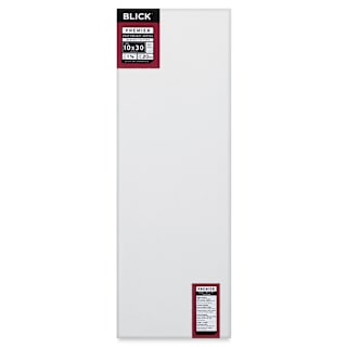 Blick Premier Heavyweight Stretched Cotton Canvas - 10" x 30", 1-3/8" Profile