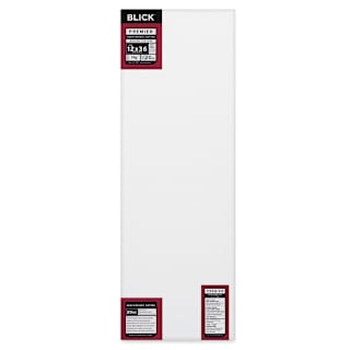 Blick Premier Heavyweight Stretched Cotton Canvas - 12" x 36", 1-3/8" Profile