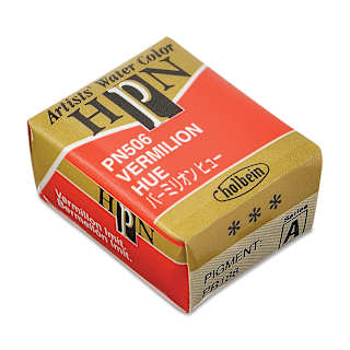 Holbein Artists' Watercolor Half Pan - Vermilion Hue