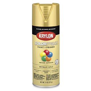 Krylon Colormaxx Spray Paint - Gold, Metallic, 11 oz
