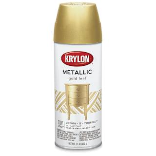 Krylon Brilliant Metallic Spray Paint - Gold Leaf, 11 oz