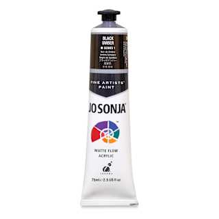 Jo Sonja's Artist Acrylic - Black Umber, 2.5 oz tube