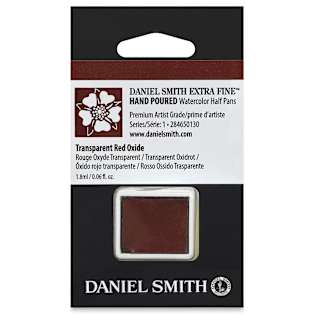 Daniel Smith Extra Fine Watercolor Half Pan - Transparent Red Oxide