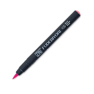 Zig Fudebiyori Brush Pen - Light Carmine