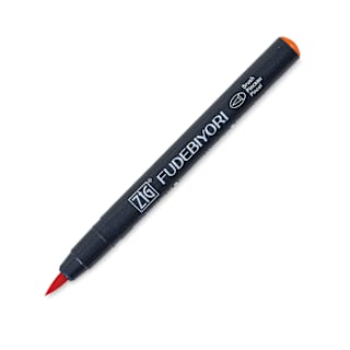 Zig Fudebiyori Brush Pen - Scarlet Red