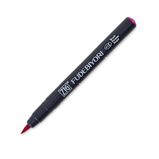 Zig Fudebiyori Brush Pen - Dark Pink