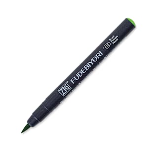 Zig Fudebiyori Brush Pen - Light Green