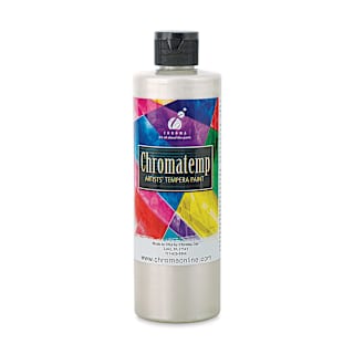 Chroma Chromatemp Artists' Tempera Paint - Pearlescent White, Pint