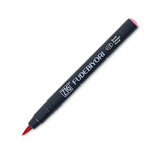 Zig Fudebiyori Brush Pen - Peach Pink