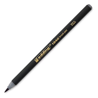 Edding Brush Pen - Silver Grey