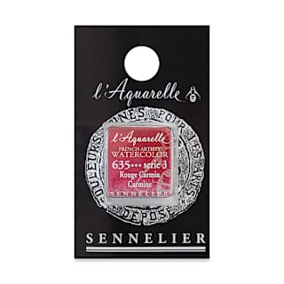 Sennelier French Artists' Watercolor - Carmine, Half Pan