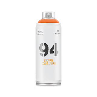 MTN 94 Spray Paint - Haze Orange (Transparent), 400 ml can