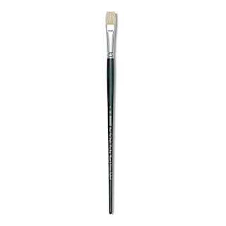 Winsor & Newton Winton Hog Bristle Brush - Bright, Long Handle, Size 8