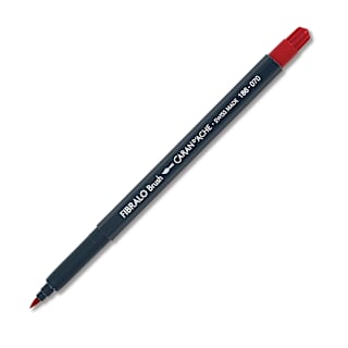 Caran d'Ache Fibralo Brush Marker - Scarlet