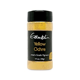 Gamblin Artist's Grade Pigment - Yellow Ochre, 4 oz bottle