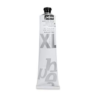 Pebeo XL Studio Oil Color - Zinc White Imitation, 200 ml tube