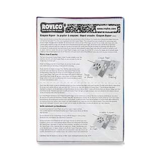 Roylco Crayon Paper - 9" x 13", Pkg of 96 Sheets