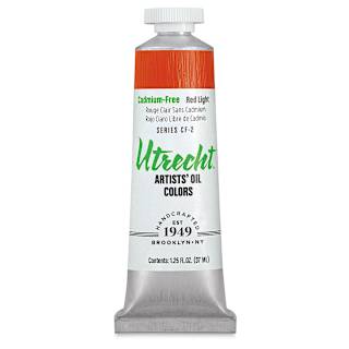 Utrecht Artists' Oil Paint - Cadmium-Free Red Light, 37 ml