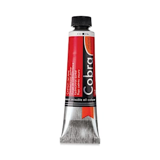 Cobra Artist Water Mixable Oil Paint - Cadmium Red Deep, 40 ml tube