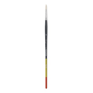 Princeton Snap! Natural Bristle Brush - Round, Long Handle, Size 4