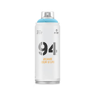 MTN 94 Spray Paint - Thalassa Blue, 400 ml can
