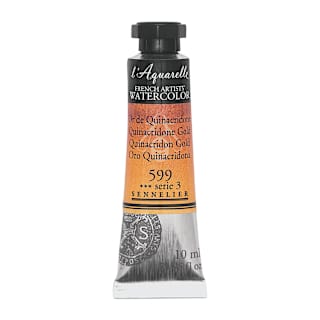 Sennelier French Artists' Watercolor - Quinacridone Gold, 10 ml Tube