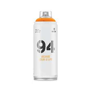MTN 94 Spray Paint - Lava Orange, 400 ml can