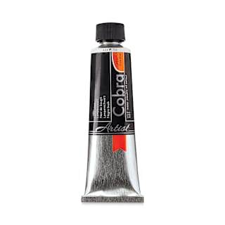 Cobra Artist Water Mixable Oil Paint - Lamp Black, 150 ml tube