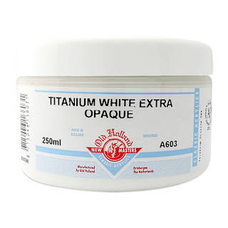 Old Holland New Masters Classic Acrylics - Titanium White Extra Opaque, 250 ml jar
