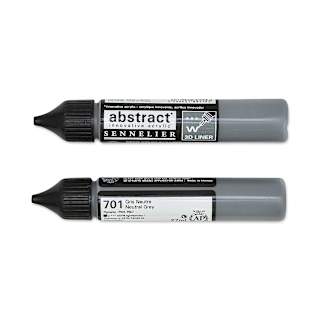 Sennelier Abstract 3D Liner - Natural Gray, 27 ml