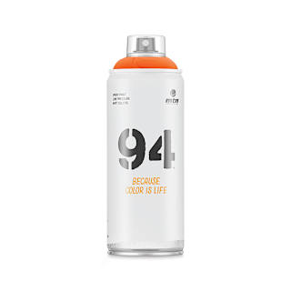 MTN 94 Spray Paint - Fluorescent Orange, 400 ml can