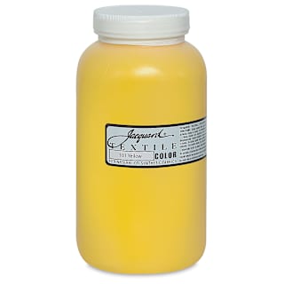 Jacquard Textile Color - Yellow, 32 oz jar