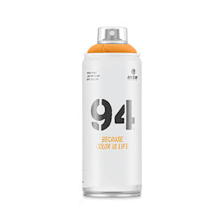 MTN 94 Spray Paint - Solar Orange, 400 ml can