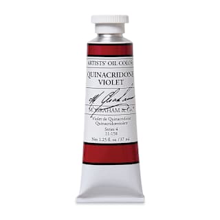 M. Graham Artists' Oil Color - Quinacridone Violet, 37 ml tube