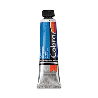 Cobra Artist Water Mixable Oil Paint - Cerulean Blue, 40 ml tube