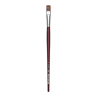 Da Vinci Grigio Synthetic Brush - Flat, Long Handle, Size 16