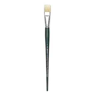 Winsor & Newton Winton Hog Bristle Brush - Bright, Long Handle, Size 12
