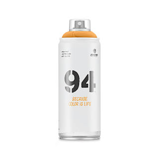 MTN 94 Spray Paint - Medium Yellow, 400 ml can