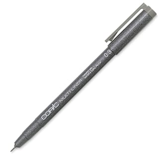 Copic Multiliner Pen - 0.03 mm Tip, Gray