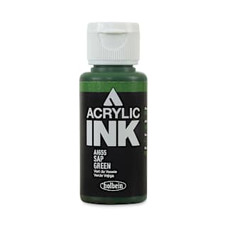 Holbein Acrylic Ink - Sap Green, 30 ml
