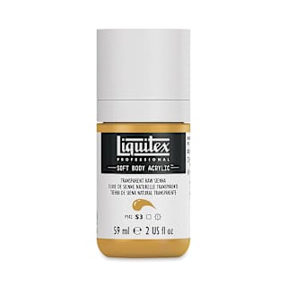 Liquitex Soft Body Artist Acrylics - Transparent Raw Sienna, 2 oz