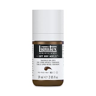 Liquitex Soft Body Artist Acrylics - Transparent Raw Umber, 2 oz