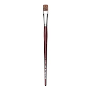 Da Vinci Grigio Synthetic Brush - Flat, Long Handle, Size 20